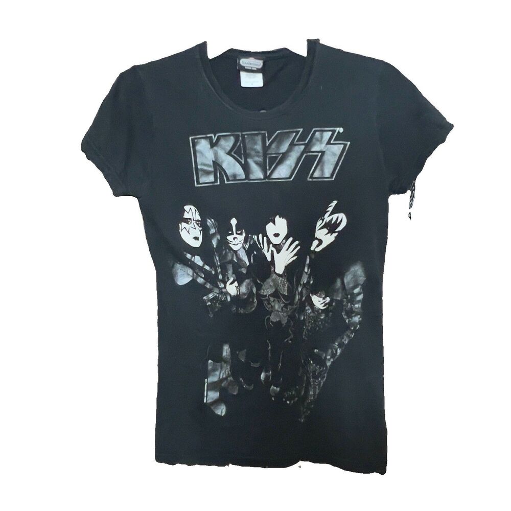 Vintage KiSS Winterland Womens Form Fitting T-shirt M Rock N Roll Collectors